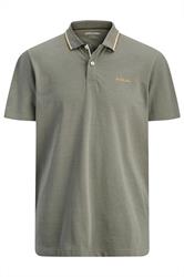 JACK & JONES Big & Tall Light Green Polo Shirt