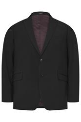 D555 Big & Tall Black Suit Jacket