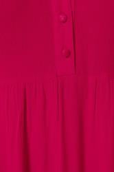 M&Co Red Tiered Half Placket Maxi Dress | M&Co 4
