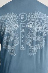 BadRhino Big & Tall Blue Dragon Graphic T-Shirt | BadRhino 6