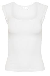 PixieGirl Petite 2 PACK Women's White & Blue Stripe Cotton Vest Top | PixieGirl 8