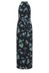 LTS Tall zwarte bloemenprint halterhals jumpsuit