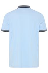 BadRhino Big & Tall Blue Chambray Pocket Polo Shirt | BadRhino 8