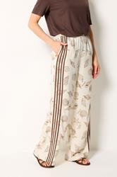 LTS Tall Women's Natural Brown Sea Shell Print Wide Leg Trousers | Long Tall Sally 2
