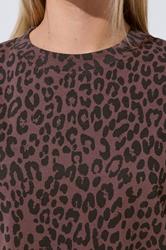 LIMITED COLLECTION Plus Size Chocolate Brown Leopard T-Shirt | Yours Clothing 4