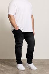 D555 Grey Tapered Stretch Jeans | BadRhino 3
