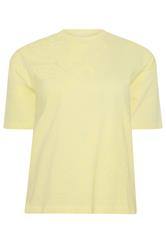 PixieGirl Petite Lemon Yellow Paisley Cotton T-Shirt