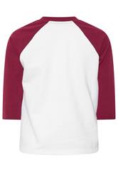 PixieGirl Petite Women's Burgundy Red Raglan Sweatshirt | PixieGirl 2