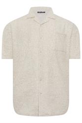 BadRhino Big & Tall Natural Brown Short Sleeve Textured Jersey Shirt | BadRhino 6