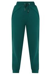 PixieGirl Petite Women's Forest Green Cuffed Joggers | PixieGirl  5