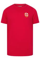 BadRhino Big & Tall Red England Crest T-Shirt