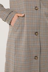 LTS Tall Women's Natural Brown Check Car Coat | Long Tall Sally  5
