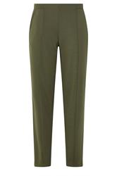 M&Co Khaki Green Ponte Seam Detail Trousers