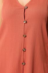 YOURS Plus Size Orange Textured Waistcoat | Yours Clothing 4