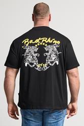 BadRhino Big & Tall Black Tiger Graphic T-Shirt | BadRhino 4