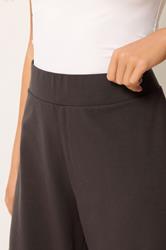 M&Co Chocolate Brown Wide Leg Yoga Pants | M&Co 4