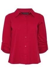 PixieGirl Petite Red Button Cotton Shirt