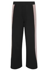 PixieGirl Petite Women's Black Side Panel Wide Leg Trousers | PixieGirl 5