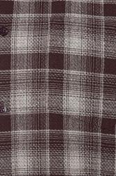 BadRhino Big & Tall Brown Check Stripe Short Sleeve Shirt | BadRhino 3