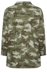 Big Clothing 4 U  Uptheir Camo Print Soft Shell Jacket - Camo Green