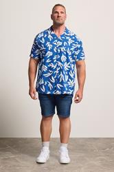 BadRhino Big & Tall Blue Coral Print Shirt | BadRhino 1