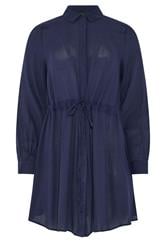 M&Co Navy Blue Tunic Shirt Dress