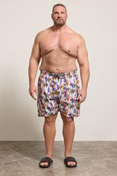 KAM Big & Tall Natural Brown Surf Swim Shorts | BadRhino 1