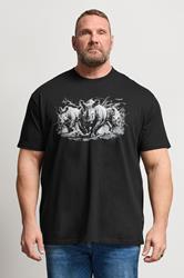 BadRhino Big & Tall Black Rhino Graphic T-Shirt | BadRhino 3