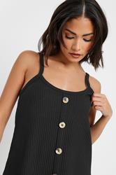 PixieGirl Petite Women's 2 PACK Black & White Button Down Cami Tops | PixieGirl 6