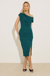 STAR Green Draped Midi Dress | StarByJM 3