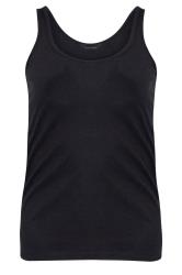 PixieGirl Petite Women's 2 PACK Black & White Dipped Hem Vest Tops | PixieGirl 9