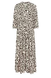 M&Co Brown Floral Tiered Maxi Dress | M&Co 5