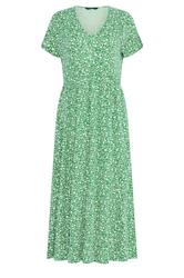 M&Co Green Floral V-Neck Midi Dress | M&Co 5