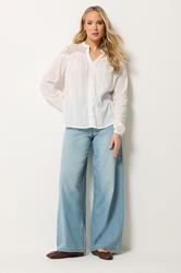 LTS Tall Women's White Lace Shirt | Long Tall Sally 1