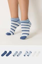 YOURSET 4 PACK Striped Trainer Liner | Yours Clothing 1