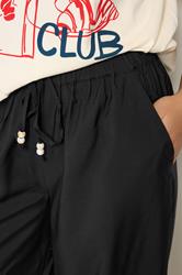 PixieGirl Petite Women's Black Beaded Wide Leg Trousers | PixieGirl 4