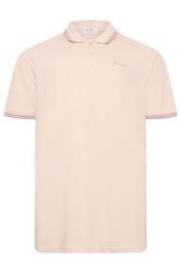 Ben Sherman Big & Tall Lake Blue Signature Pique Polo Shirt