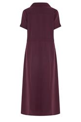 M&Co Berry Purple Utility Shirt Dress | M&Co 6