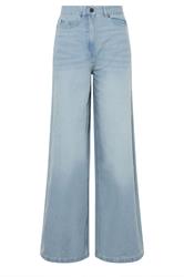 LTS Tall Women's Light Blue Palazzo Wide Leg Jeans | Long Tall Sally 5