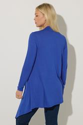 STAR Blue Eyelet Detail Waterfall Cardigan | StarByJM 2