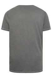 D555 Big & Tall Grey Gas Monkey Graphic Print T-Shirt | BadRhino 4