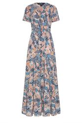 LTS Tall Navy Blue Floral Button Maxi Dress
