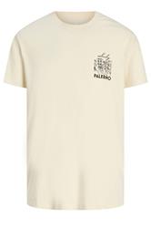 JACK & JONES Big & Tall Antique White 'Palermo' T-Shirt | BadRhino 1