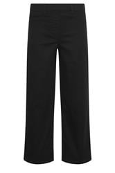 M&Co Petite Black Wide Leg Jeggings
