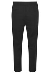 BadRhino Big & Tall Black Textured Trousers | BadRhino 8