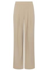 LTS Tall Stone Brown Pleated Palazzo Wide Leg Trousers