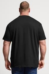 BadRhino Big & Tall Black Extra Long Misfits Graphic T-Shirt | BadRhino 2