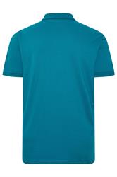 LYLE & SCOTT Big & Tall Lagoon Blue Core Polo Shirt | BadRhino 4