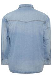 BadRhino Big & Tall Light Blue Denim Shirt | BadRhino 7