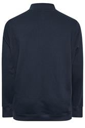 BadRhino Big & Tall Navy Blue Quarter Zip Sweatshirt | BadRhino 7
